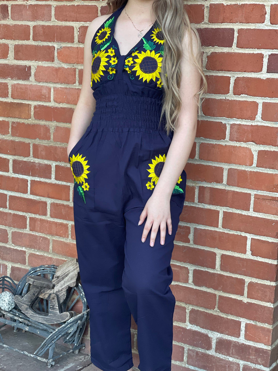 Navy Blue Girasol Jumper