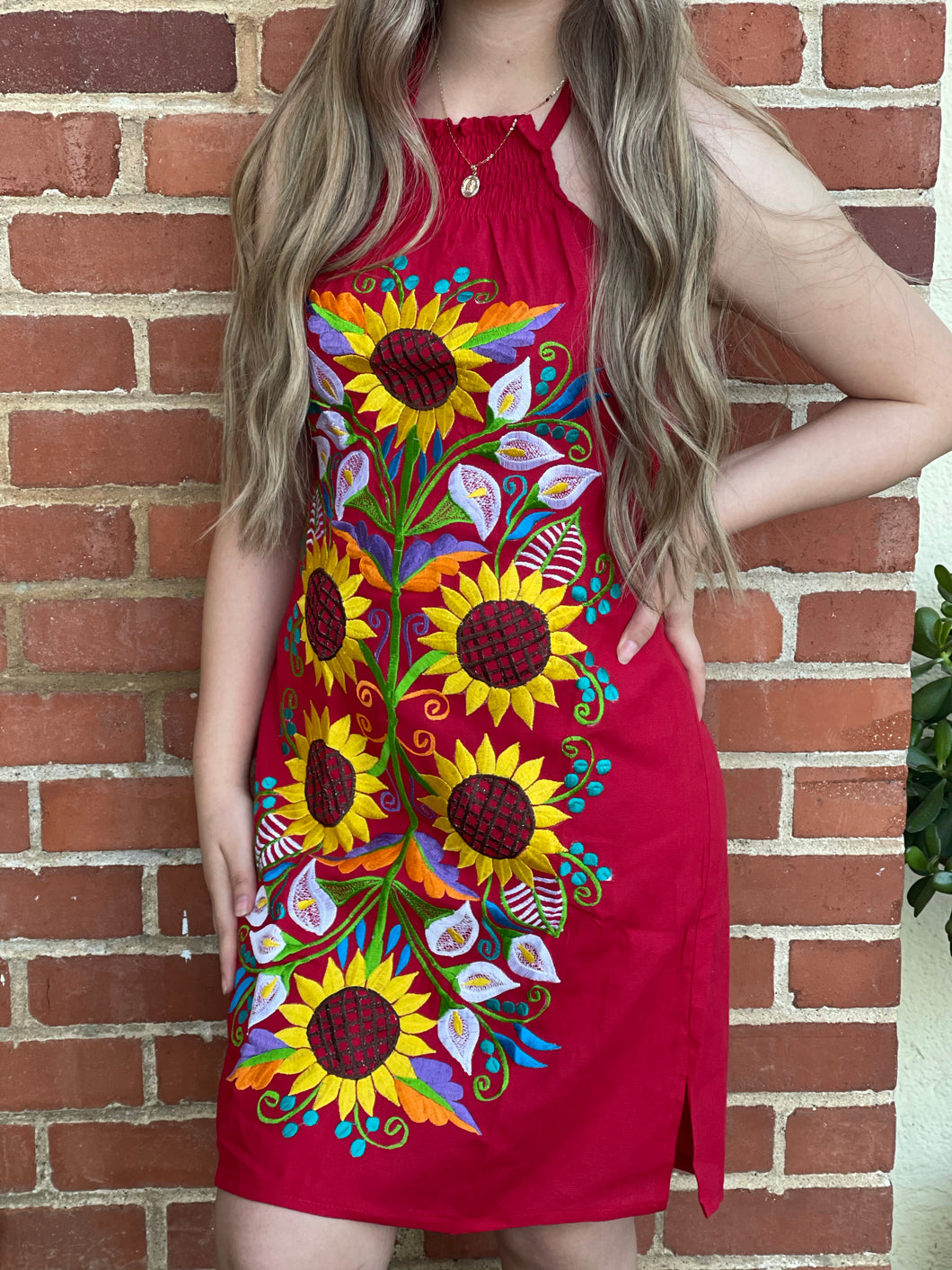 Girasol Rojo Summer Dress