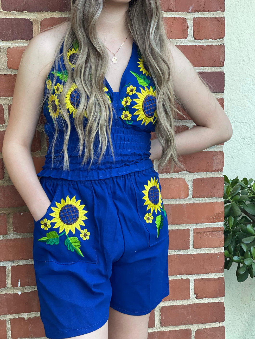 Azul girasol two piece